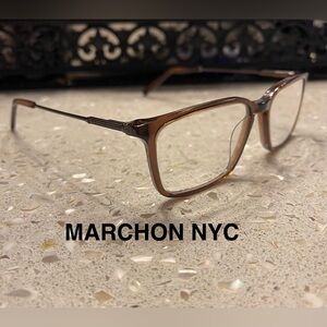 Marchon NYC Brown Eyeglasses